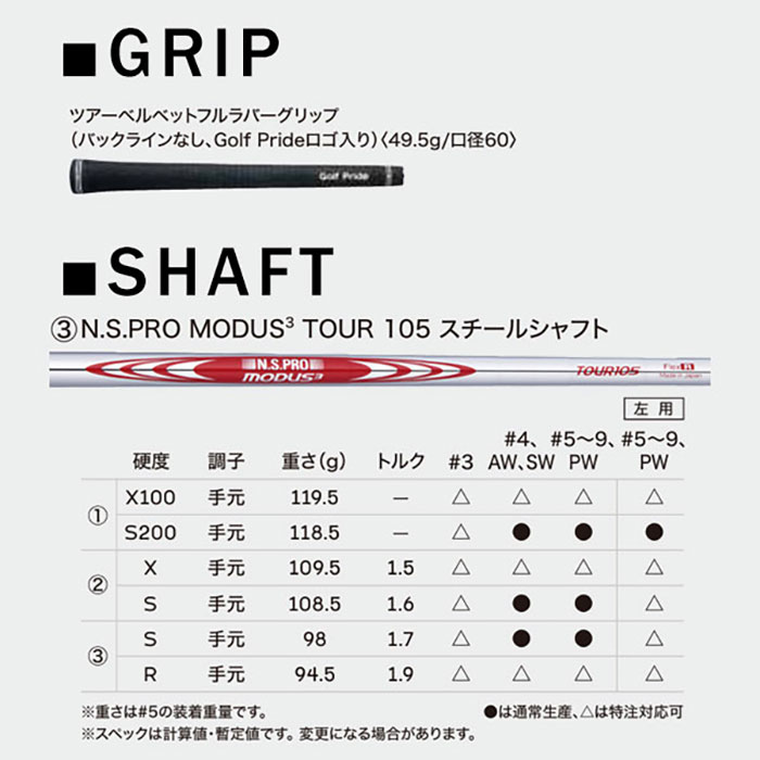 SRIXON ダンロップ スリクソン ZXi7 アイアン 単品（#4、AW、SW) N.S.