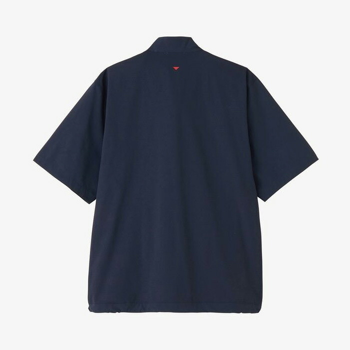 アンパスィ and per se 半袖ハーフジップ ゴルフ シャツ L ネイビー and per se（アンパスィ） 半袖 パンチングハーフジップブルゾン