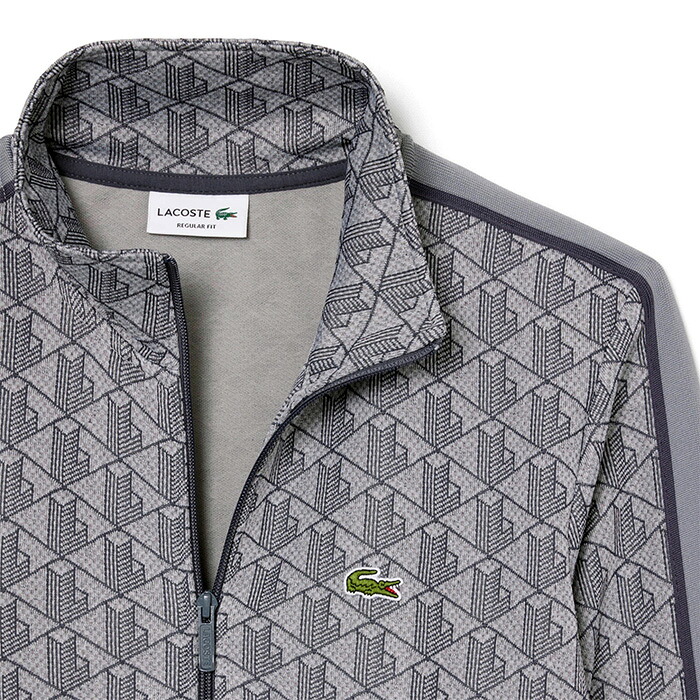 LACOSTE（ラコステ） 長袖 フルジップ ジャケット モノグラムジャ