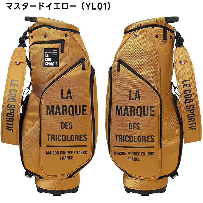 le coq sportif LCSG France キャディーバッグ 9号 le coq sportif GOLF（ルコックスポルティフ ゴルフ） ルコック