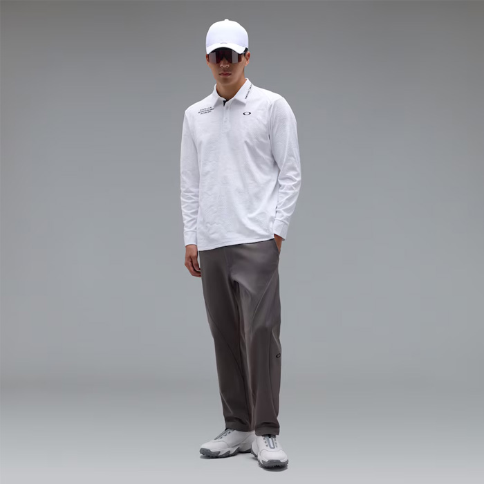 OAKLEY（オークリー） 長袖 デルタ ジャガード LS シャツ ゴルフウェア