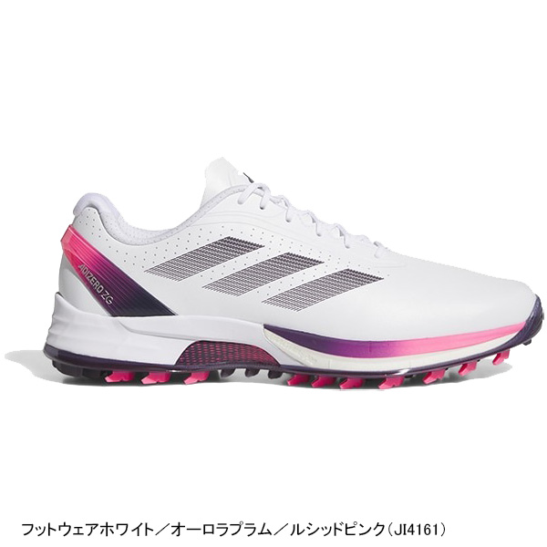 adidas boost ゴルフシューズ ホワイト/ピンク ADIDAS GOLF アディダス ゴルフ ゴルフシューズ アディゼロ ゼットジー