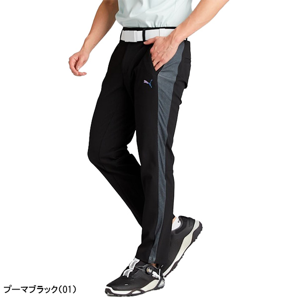 PUMA（プーマ） ゴルフ ロングパンツ PF テック ライン 3D ストレッチ