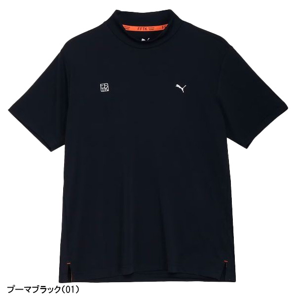 PUMA（プーマ） ゴルフ PUMA×FFTK ビッグラベル 半袖 モックネック
