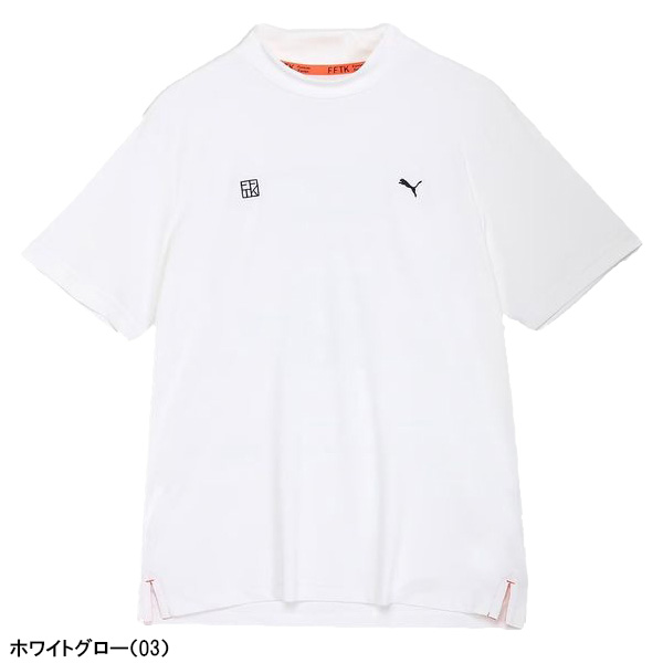 PUMA（プーマ） ゴルフ PUMA×FFTK ビッグラベル 半袖 モックネック