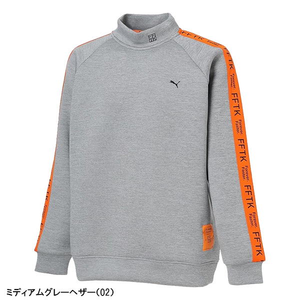 PUMA（プーマ） ゴルフ PUMA×FFTK ビッグラベル 長袖 モックネック