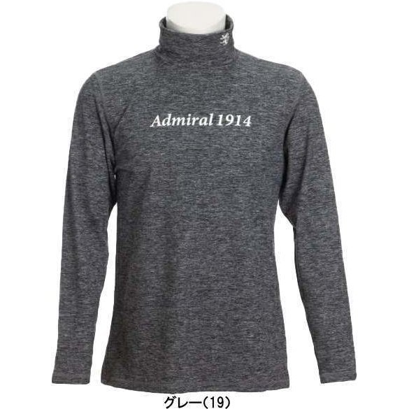 にします アドミラルゴルフ ゴルフ プレスト 通販 Paypayモール 長袖 タートルネックシャツ 杢ベアテン メンズ Adma095