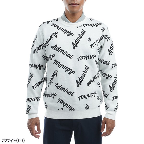 Admiral - coco 中古 アドミラルゴルフ Admiral Golf メンズ 長袖シャツ L 白×グレー タートルネック カモフラ coco 中古 アドミラルゴルフ Admiral Golf メンズ 長袖シャツ L