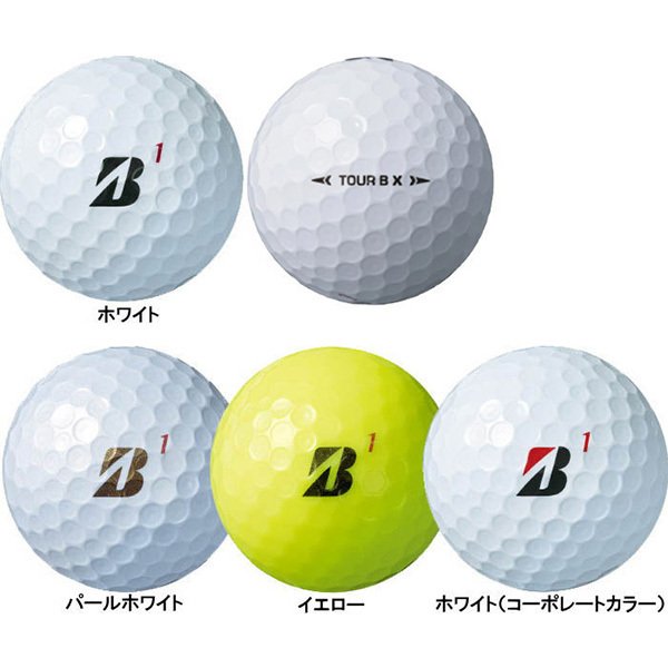 激安 ブリヂストンゴルフ『TOUR B X』 ボール カラー ホワイト 2ダース