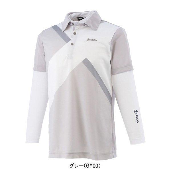 最高級のスーパー スリクソン RGMQJA06W メンズ セット インナーシャツ ポロシャツ+長袖 半袖 ゴルフウェア デサント by シャツ