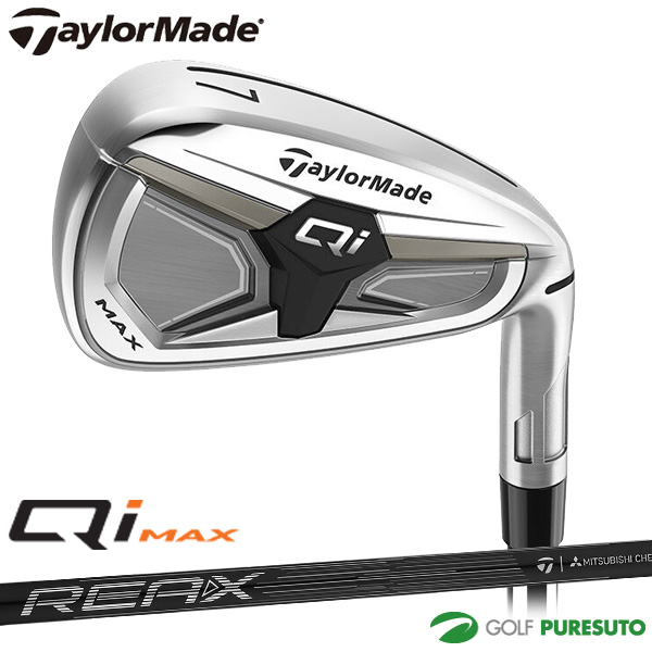 TaylorMade（テーラーメイド） Qi MAX アイアン 6本セット（#6-PW、AW