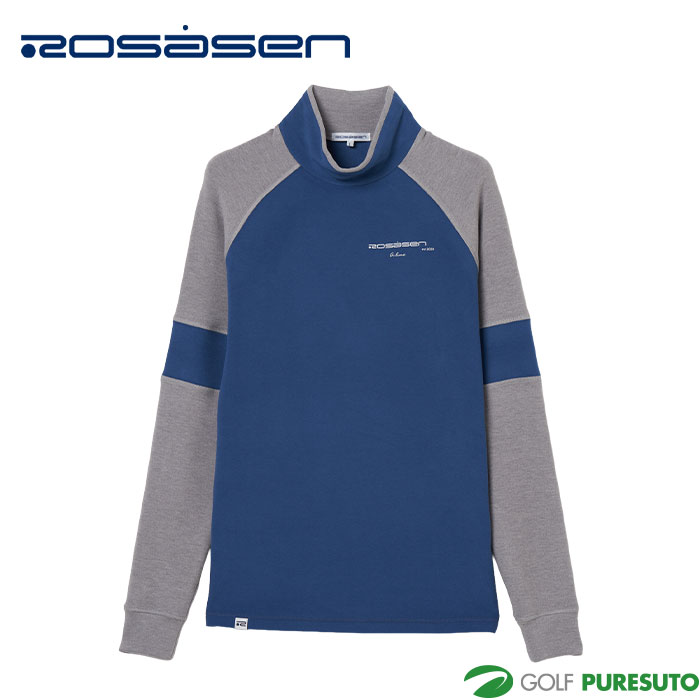 ROSASEN ゴルフ Rosasen（ロサーセン） ゴルフ 長袖 A-Line 両面起毛 配色ハイネック