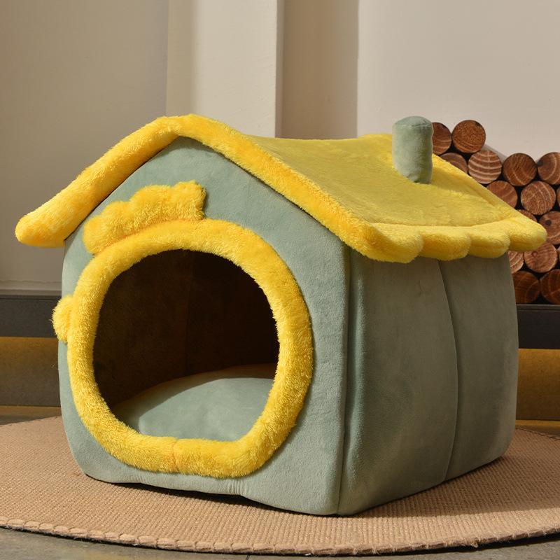 犬 猫 ペットハウス 犬ハウス ペットベッド 犬用 ハウス 春 秋 冬 分解