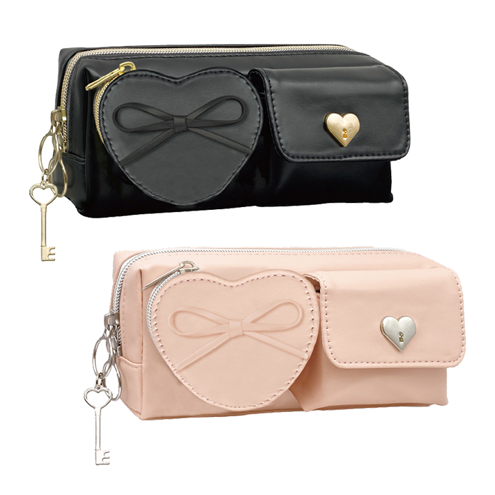 CRUX（クラックス） ハートポケットペンケース 2カラー ブラック