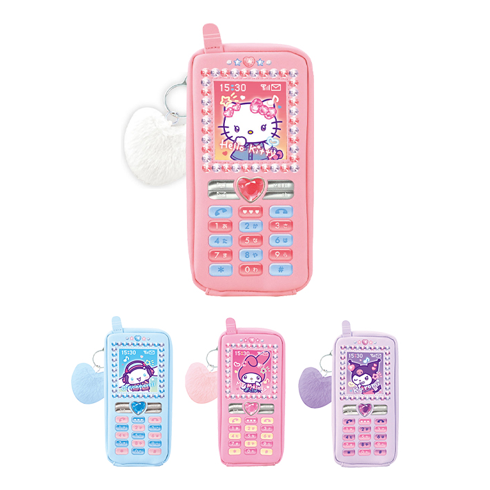 sanrio（サンリオ） サンリオキャラクターズ ガラケー型ペンケース 4柄