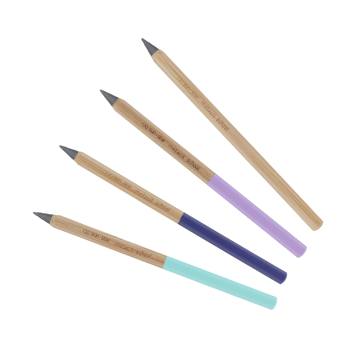 サンスター文具 メタシルスクール 鉛筆 F [M便 1/10] : おなまえ工房