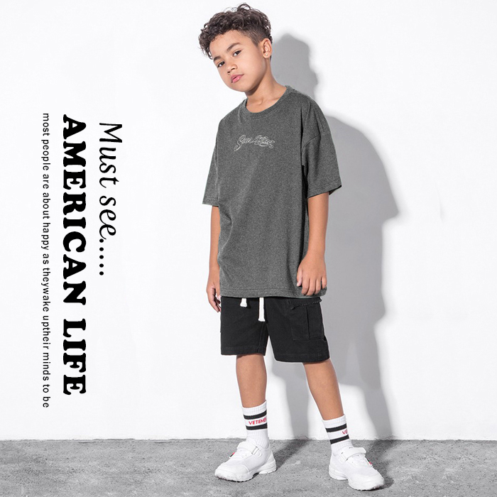 SHISKY 送料無料 キッズ Tシャツ BIGサイズ ビンテージ風