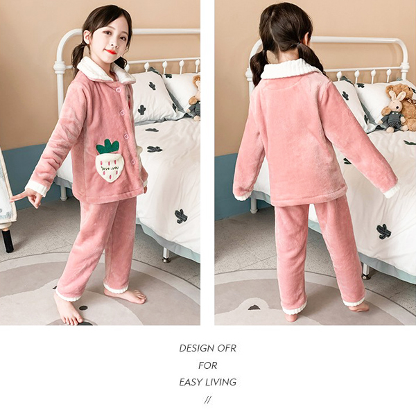 SHISKY 子供服 キッズ セットアップ フルーツ柄ポケット ルーム