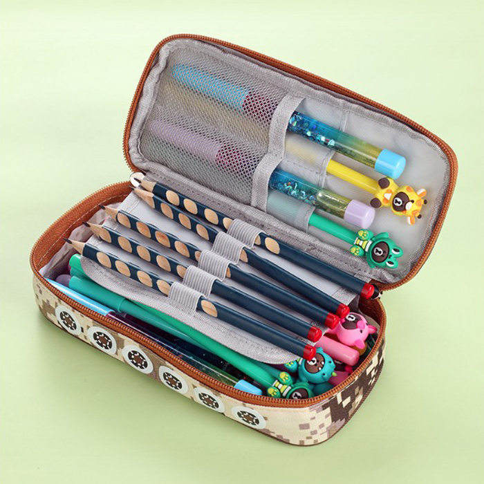 ふでばこ ダブルファスナーカラーペンケース / レイメイストア / 株式会社