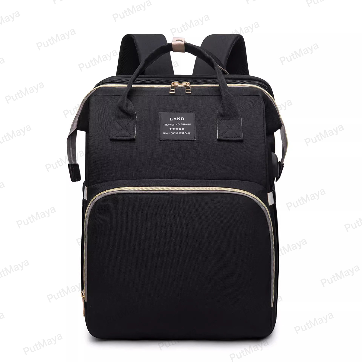 マザーズバッグ リュック 撥水 防水 超大容量 軽量 マザーズリュック 哺乳瓶 保温ポケット ママバッグ ナイロン ベビーカーフック ベビーベッド |  | 05