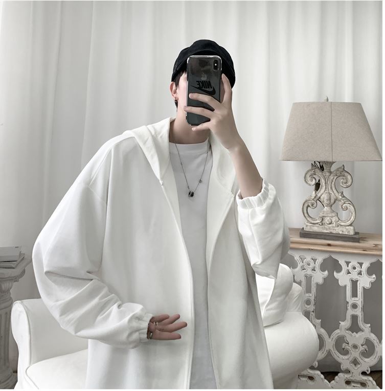 パーカーメンズ ジップ付き 人気のオーバーサイズ ゆるだぼ ビック