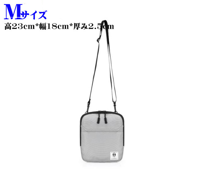 メンズ ショルダーバック 斜めかけ スマホショルダー 計量コンパクト 2サイズ 3カラー スマートホン イヤホンジャック装備 送料無料 |  | 02