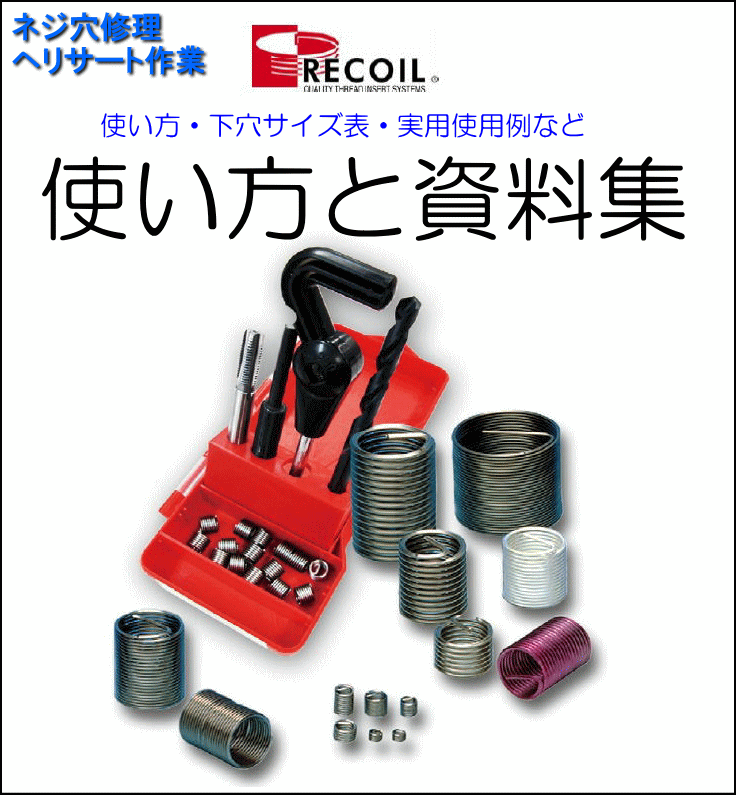 RECOIL ヘリサート工具 リコイル用パイロットタップ M12-1.25 48127