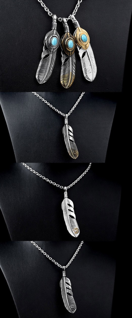 ラッピング対応] PW 精良SUS316L製 ゴローズ風 EXILE TAKAHIRO有名人多数愛用 フェザーnecklace /  長さ600-650mm 幅3mm 条件付送料無料61071 : 10061071 : Pwatch2014 - 通販 - Yahoo!ショッピング