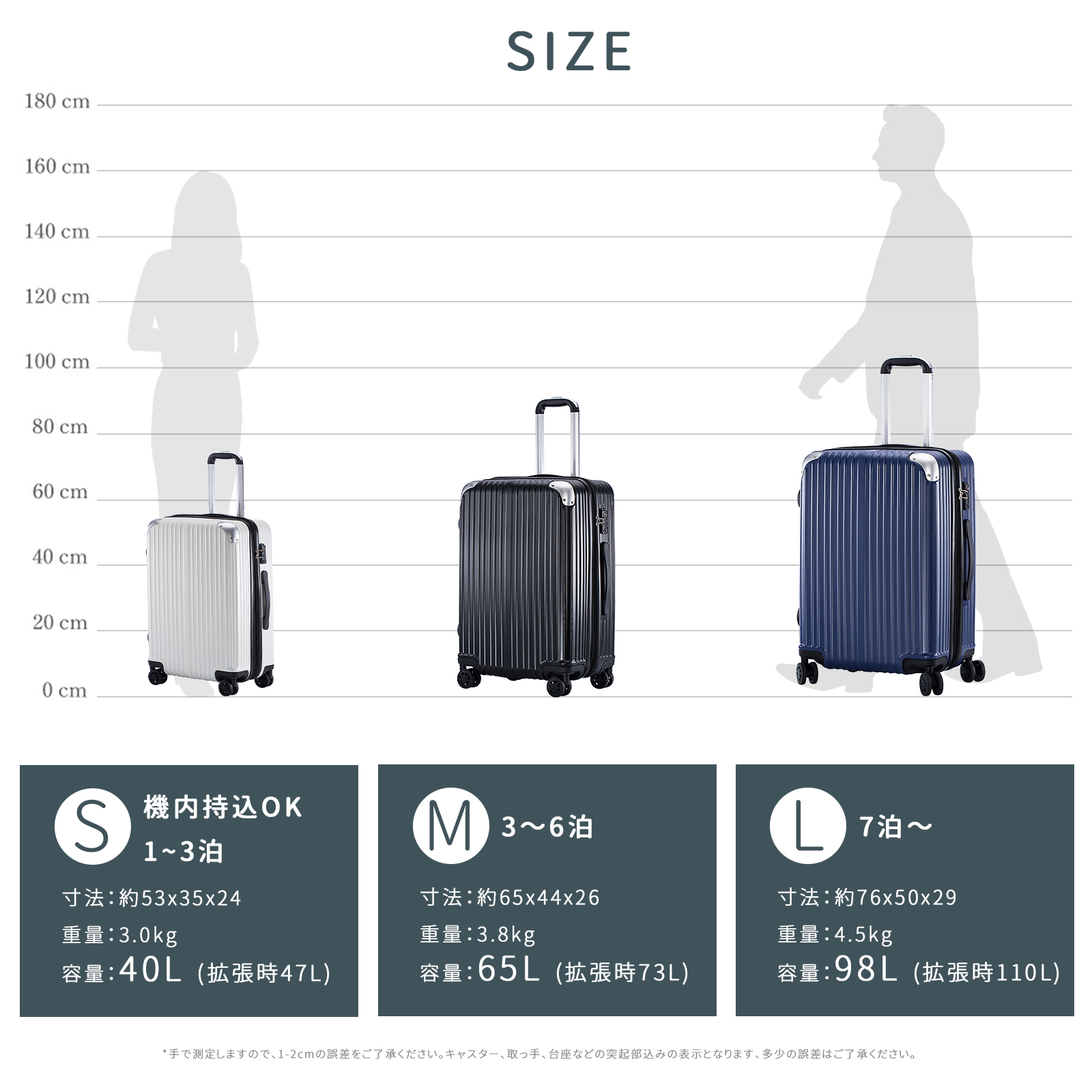 【永久保証】スーツケース Mサイズ 超軽量 静音 容量拡張 キャリーバッグ キャリーケース Sサイズ機内持込 拡張機能付き 国内旅 海外旅 ビジネス 出張 大容量｜q-esquilo｜26