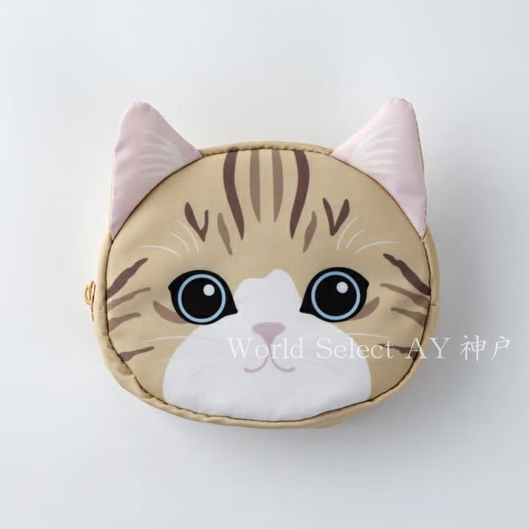 送料無料】紀ノ国屋 コンパクトバッグ エキゾチック 茶トラ（猫