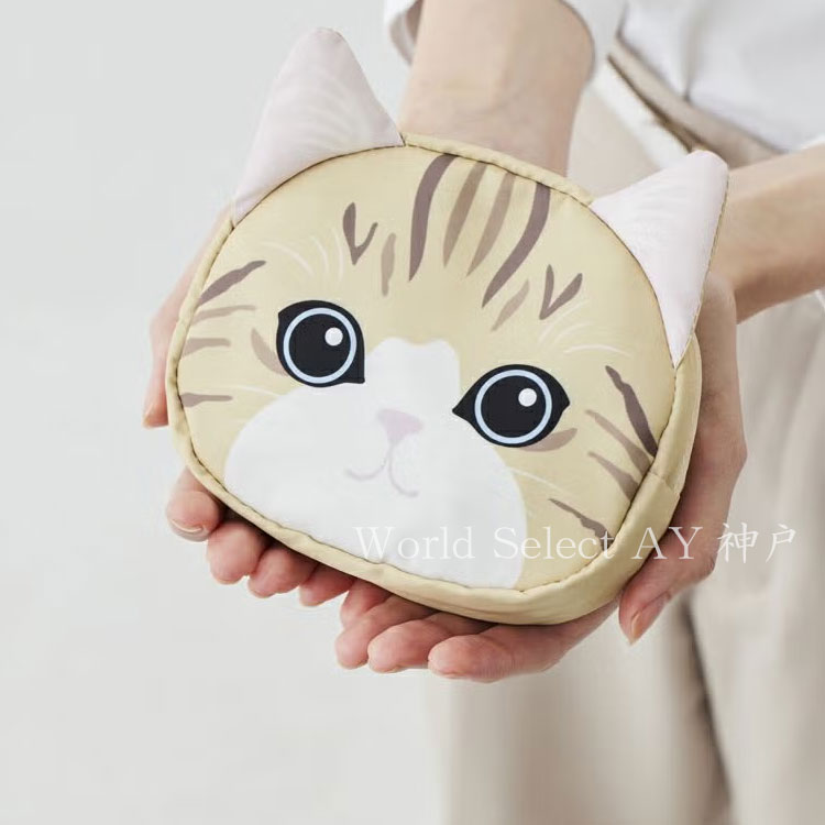 送料無料】紀ノ国屋 コンパクトバッグ エキゾチック 茶トラ（猫