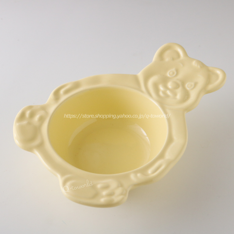 くまさん　かわいいクマ　デザートボウル　お皿　食器　可愛らしくて使いやすい。食器　kz70-q-to