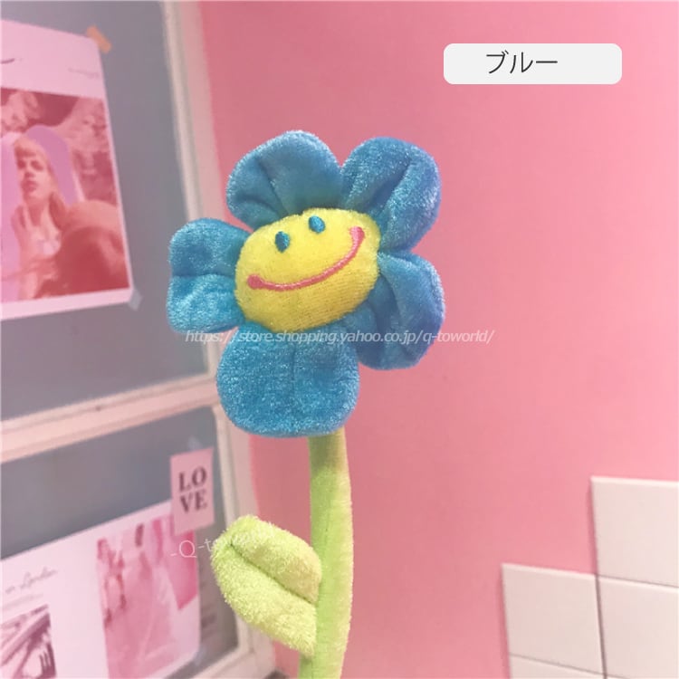 【30cm】韓国で大人気　スマイルフラワーの花束　ブーケ　置物　オブジェ　ギフト　スマイルフラワー 韓国 ぬいぐるみ花束 ブーケ 枯れない花　kz79-q-to |  | 05