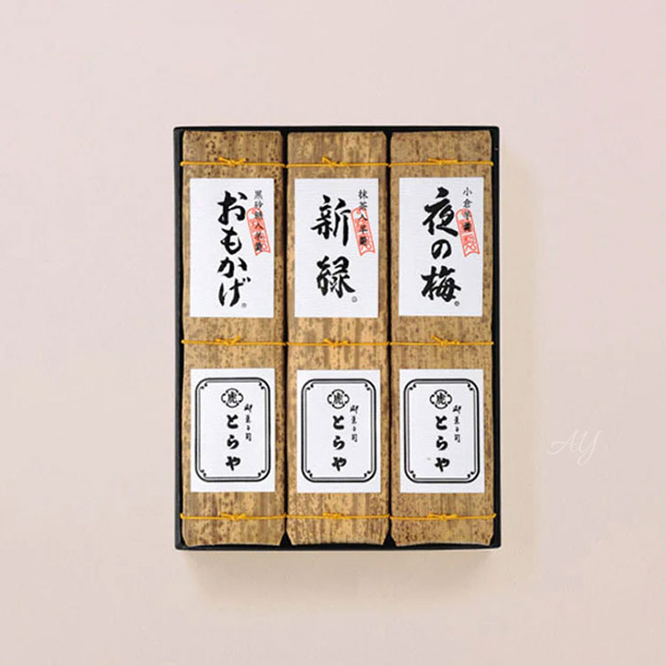 とらや　虎屋　羊羹詰め合わせ　おもかげ　夜の梅　新緑 Amazon | とらや 夏小形羊羹・水羊羹詰合せ D (夜の梅 おもかげ