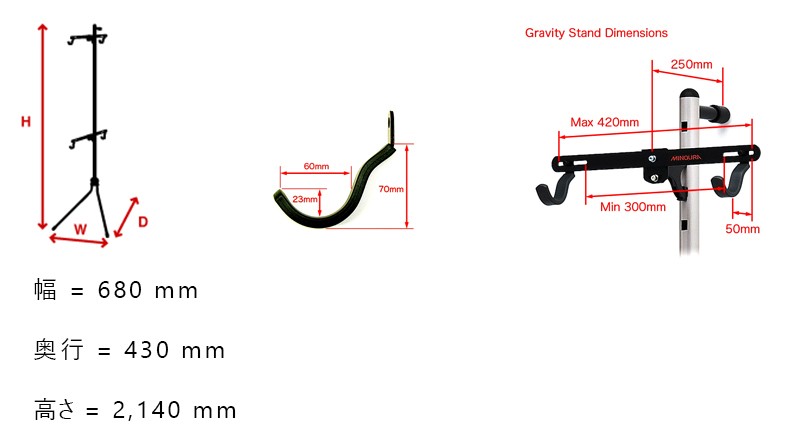 再入荷在庫 ミノウラ GravityStand2（グラビティスタンド2） MINOURA