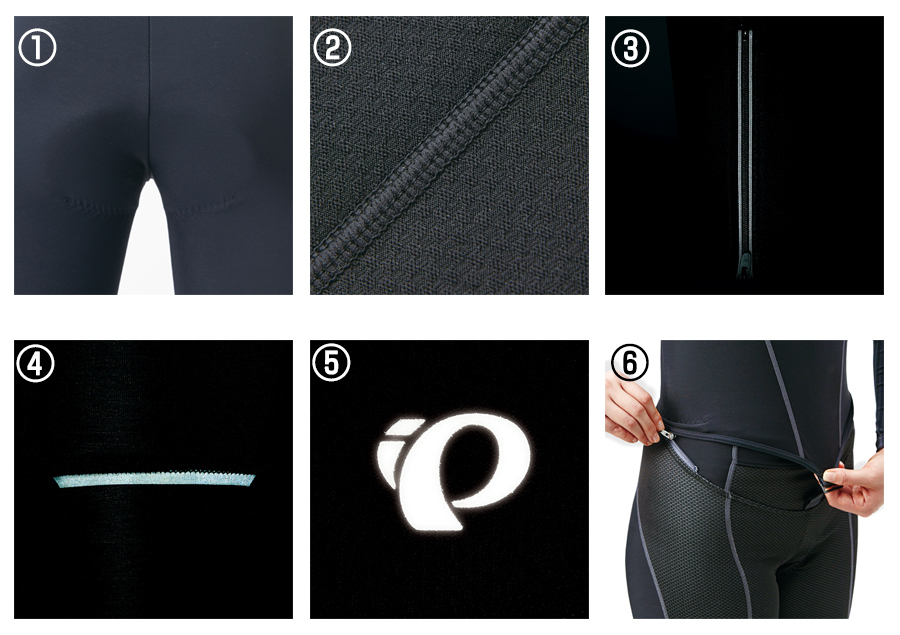 パールイズミ（PEARL IZUMI） ウィンドブレーク クイック ビブ タイツ