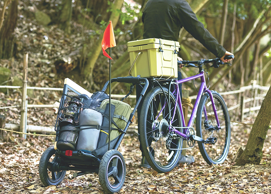 Camily　サイクルトレーラー　CT-001　自転車キャリー　取説付 OGK技研 Camily キャミリー サイクルトレーラー CT-001 荷台
