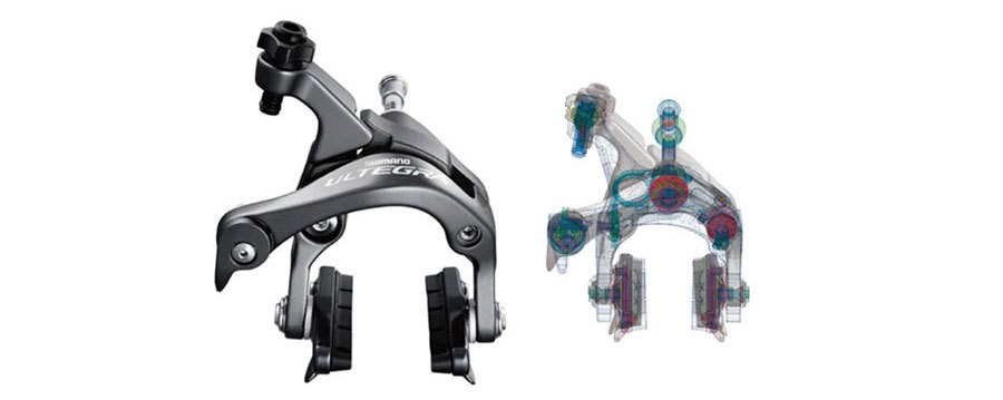 Shimano BR-4700 Tiagra リムブレーキキャリパー Shimano tiagra BR-4700ブレーキキャリパー,vブレーキ,ロード