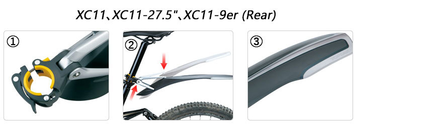 TOPEAK トピーク DeFender XC1 / XC11-29er Set