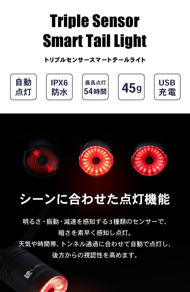 libiqトリプルセンサーテールライト