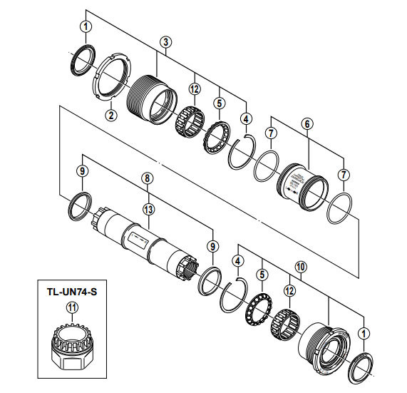 シマノ BOTTOM BRACKET INSTALLATION TOOL カートリッジタイプBB用