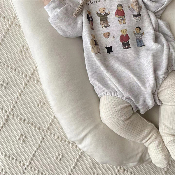 裏起毛 ロンパース ベビー 子供服 キッズ服 暖かい あったか 長袖