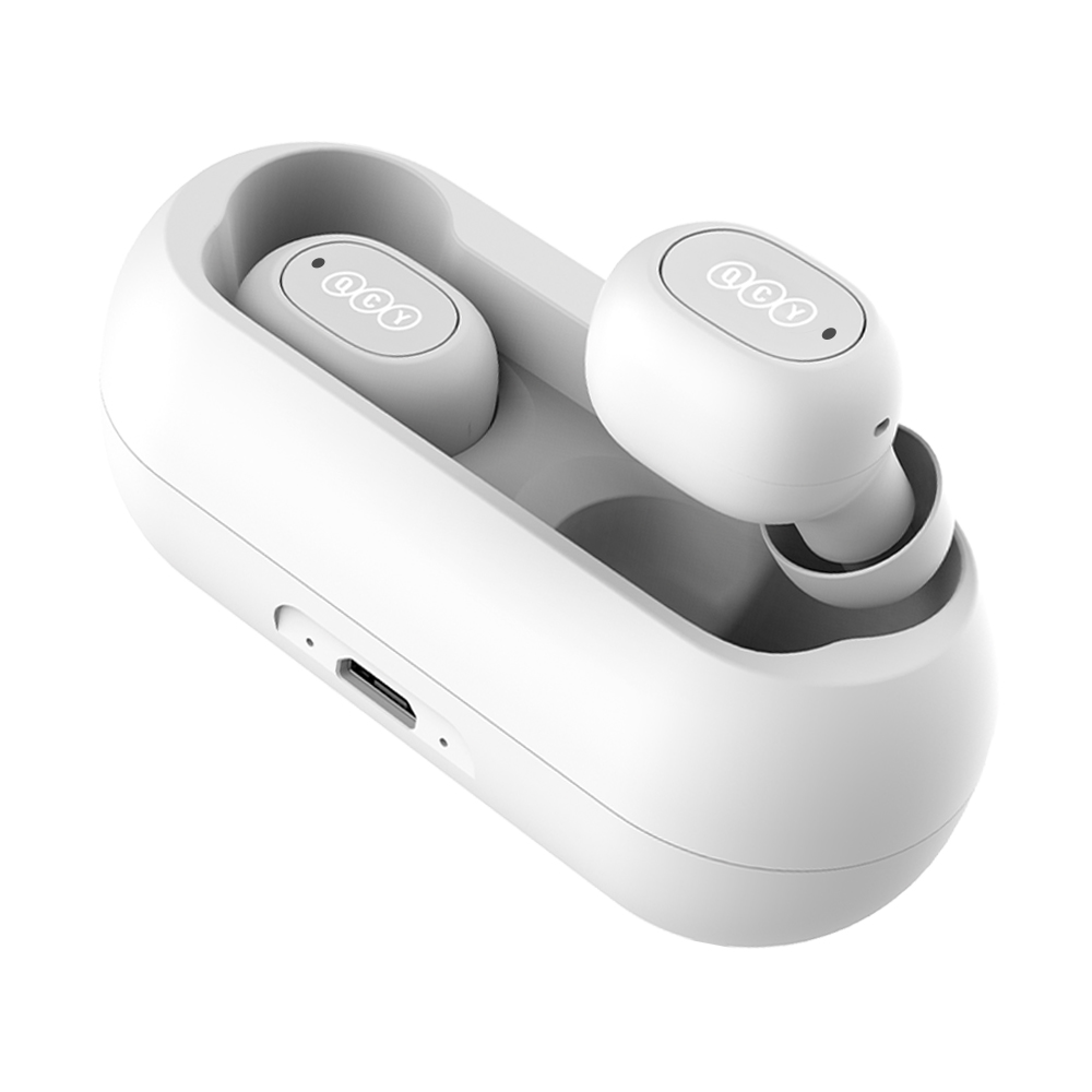 ワイヤレスイヤホン Bluetooth 5.3 iPhone 両耳 片耳 超軽量  ENC 通話 マイク ノイズキャンセリング 高音質 重低音 防水 スポーツ 物理ボタン QCY T1CPro 黒 白｜qcy｜03