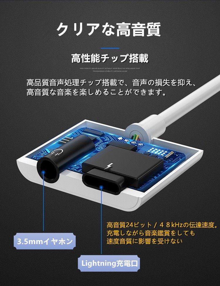 iPhone イヤホン 変換アダプター 3.5mm×Lightning ライトニング 変換ケーブル 2in1 二股 iPad iPhone 13 12  mini Pro Max 11 SE2 XR XS 87 充電ケーブル :3c-cb0003:QUEEN ROCK 通販  