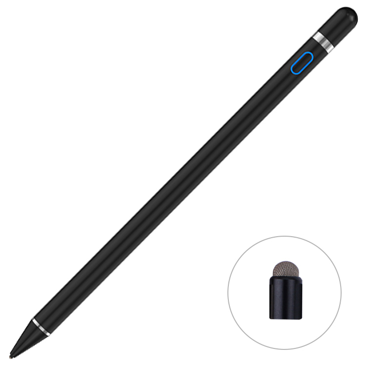 多機種対応 タッチペン iPad ペンシル iPhone Android スタイラスペン 極細 タブレット スマホ ペン先1.4mm 超高感度 USB充電式 iPad 第10世代 Pro Air5 Mini6｜qrshoji｜02