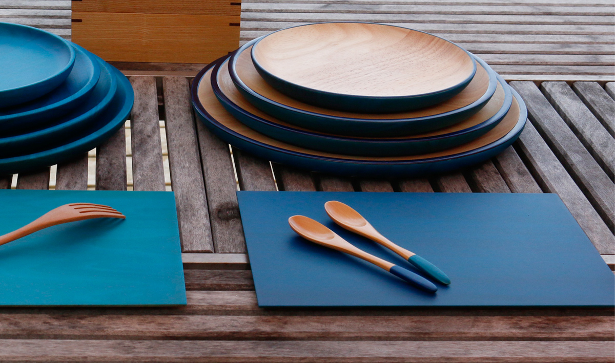 5（ブルー／お盆、トレイ）（色：ブルー系） | キッチン、日用品、文具