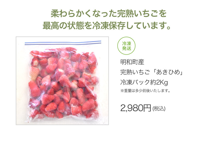 売れ筋がひ！ 完熟 フローズンいちご 1kg 500ｇ×2袋 章姫 あきひめ まるごと食べる 冷凍 苺 イチゴ 果物 フルーツ 国産 静岡県産  もぐはぐ農園