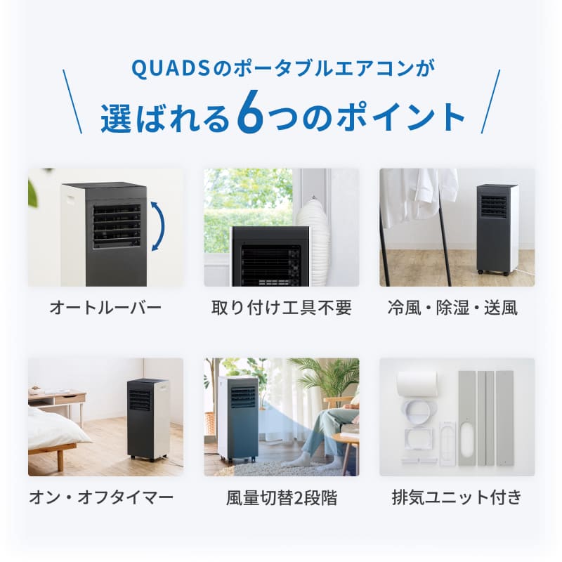 公式 スポットクーラー 工事不要 冷房 除湿 送風 室温設定 窓用パネル