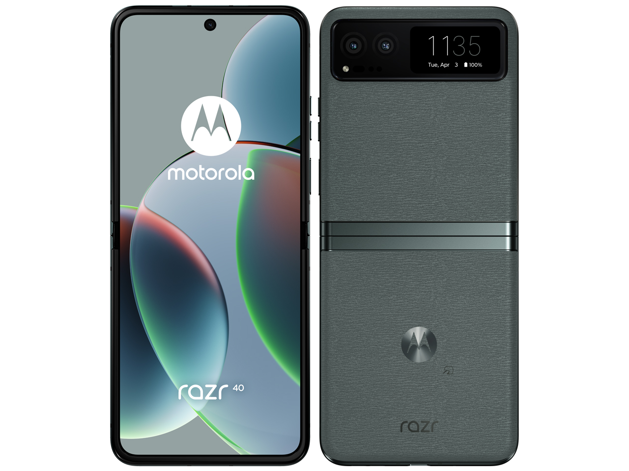 「新品 未開封品」SIMフリー モトローラ Motorola razr 40  [8GB/256GB][セージグリーン][バニラクリーム][折りたたみスマートフォン]
