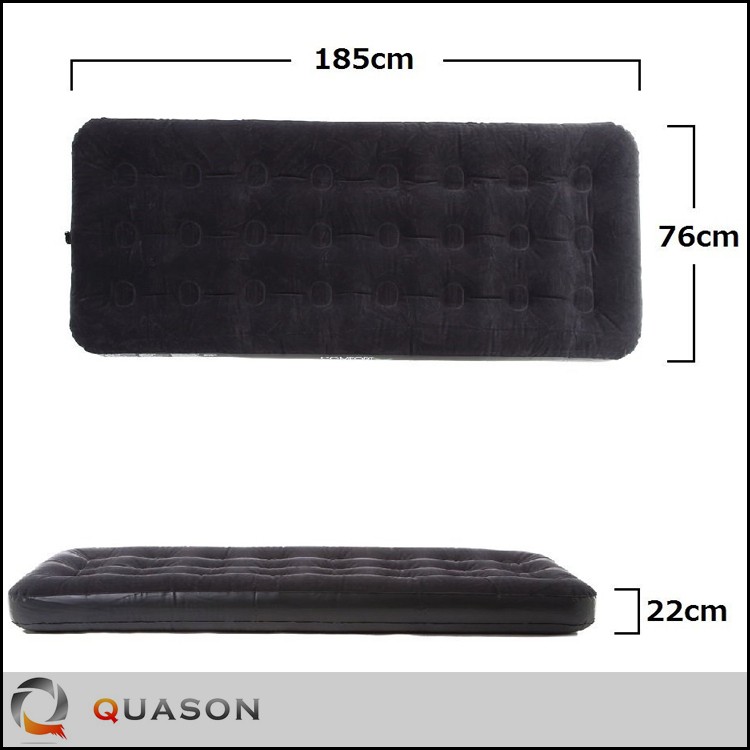 電動 エアーベッド エアーマット シングルサイズ マットレス 簡易ベッド 車中泊 キャンピングマット +1300円で電動ポンプ付き